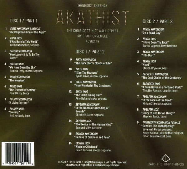 Benedict Sheehan: Akathist