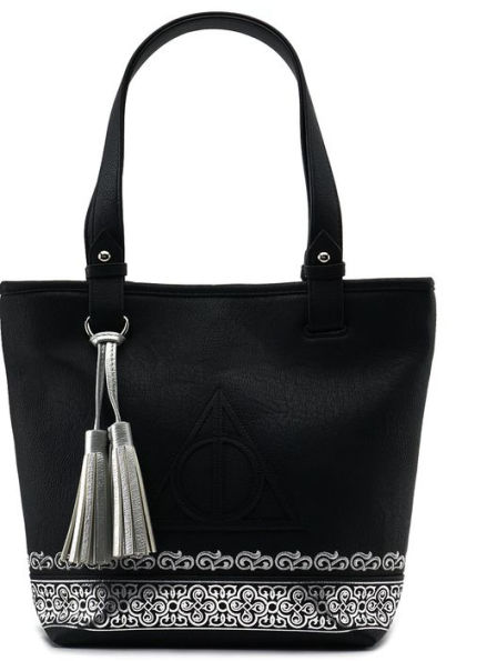 HP Deathly Hallows Symbol Black Tote