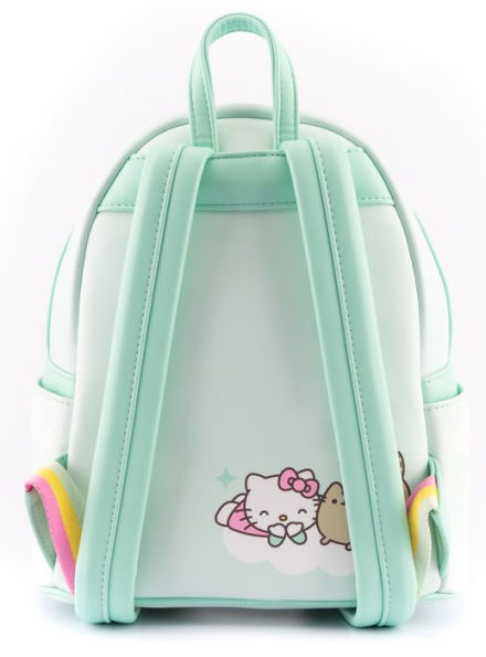 Pusheen X Hello Kitty Balloons and Rainbow Mini Backpack