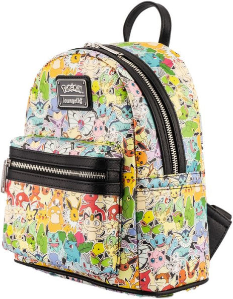 Official Pokémon Block Art Mini Backpack by Loungefly