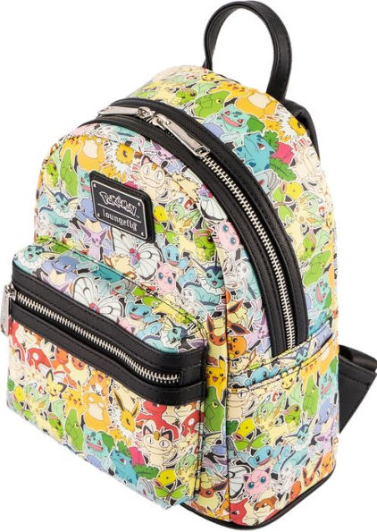 Official Pokémon Block Art Mini Backpack by Loungefly