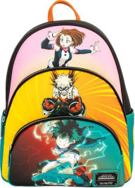 Title: Loungefly My Hero Academia Triple Pocket Scene Mini Backpack