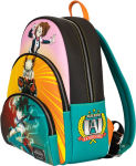 Alternative view 2 of Loungefly My Hero Academia Triple Pocket Scene Mini Backpack