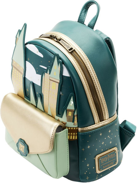 Loungefly Harry Potter Golden Hogwarts Castgle Mini Backpack by LOUNGEFLY Barnes Noble