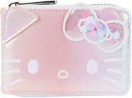 Title: Loungefly HELLO KITTY 50TH ANNIVERSARY CLEAR AND CUTE COSPLAY ACCORDION WALLET