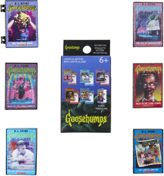 Goosebumps Books Lenticular Mystery Box Pins Assortment