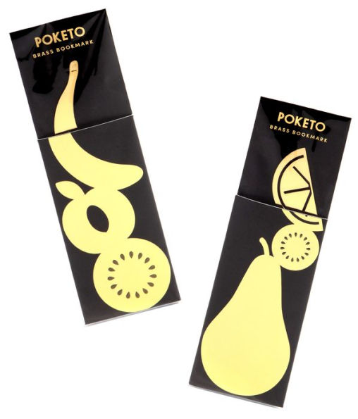 Poketo Brass Bookmark - Banana Stack