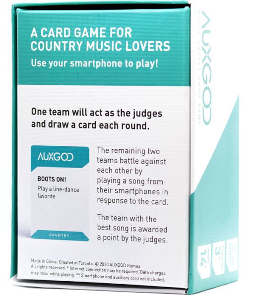 AUXGOD Country Edition Music Battle Card Game