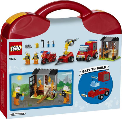 lego juniors fire suitcase