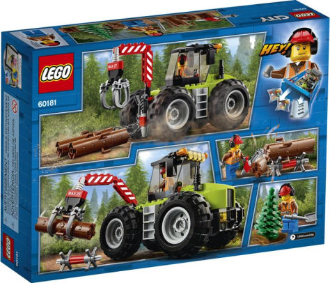 Lego City Town 60181 FOREST TRACTOR Log Farm Lumberjack Tree Minifig NEW Sealed 