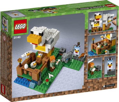 lego minecraft chicken farm