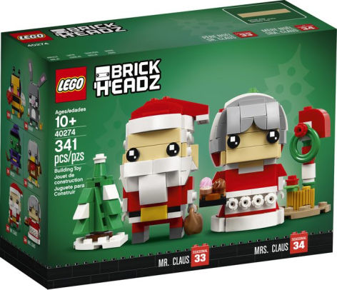 lego mr and mrs claus brickheadz