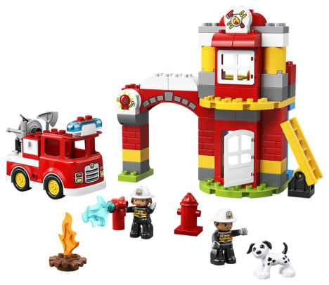 lego duplo fire engine