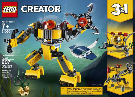 lego creator 3 in 1 underwater robot