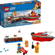 Title: LEGO City Fire Dock Side Fire 60213