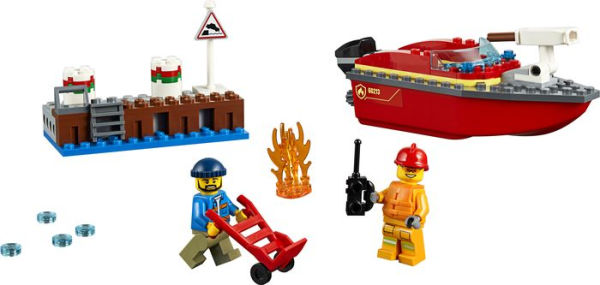 LEGO City Fire Dock Side Fire 60213