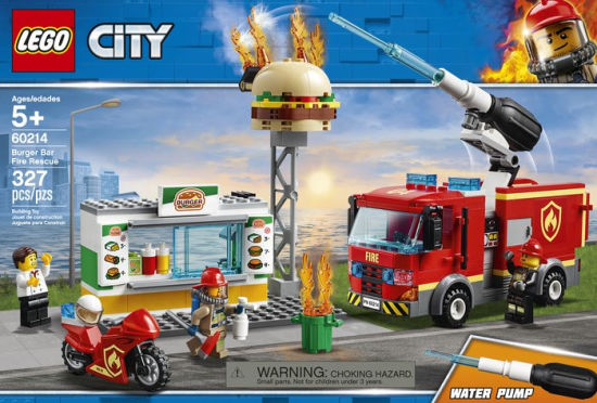 lego burger bar fire rescue