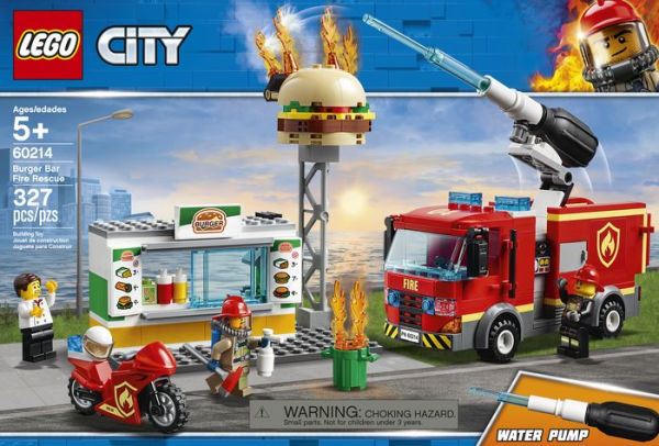 lytter himmelsk segment LEGO City Fire Burger Bar Fire Rescue 60214 by LEGO Systems, Inc. | Barnes  & Noble®