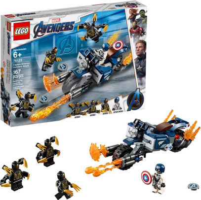 captain america lego plane