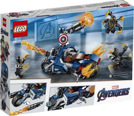 captain america lego plane