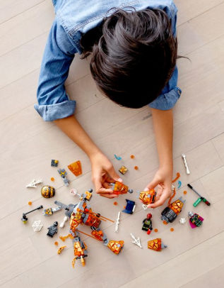 lego spider man molten man battle