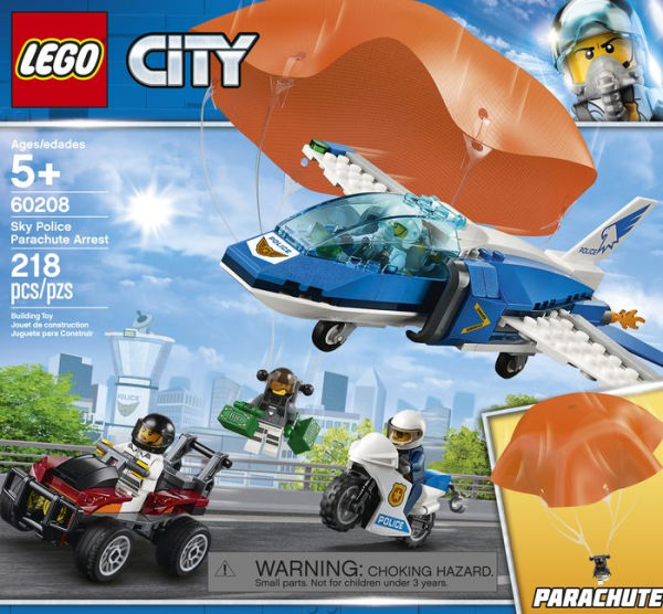 LEGO City Police Sky Police Parachute Arrest 60208