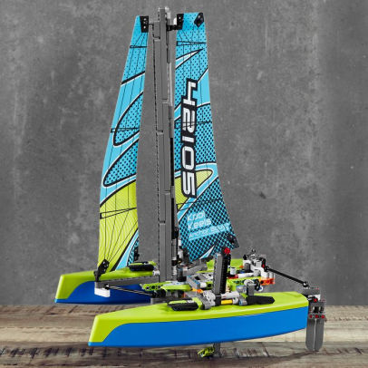 lego technic racing yacht