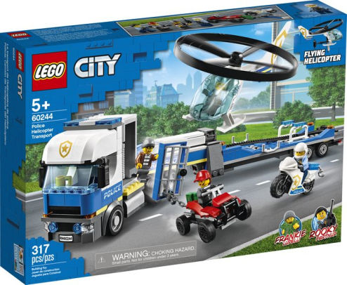 lego truck helicopter