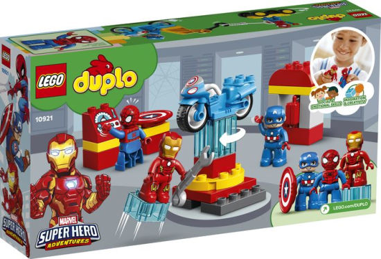 super heroes lab duplo