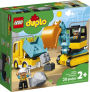 Alternative view 9 of LEGO DUPLO Town Truck & Tracked Excavator 10931