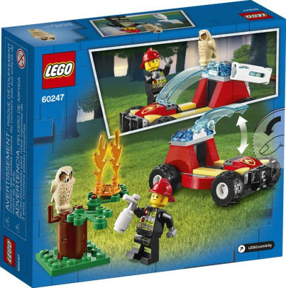 lego forest fire truck