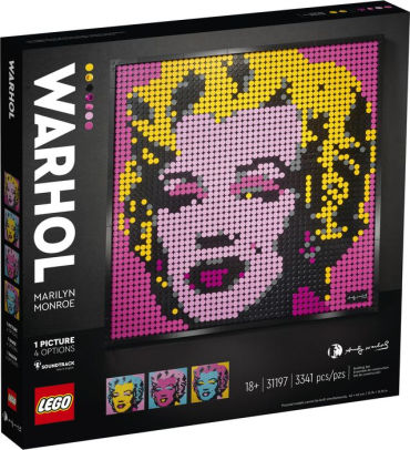 Lego Art Andy Warhol S Marilyn Monroe 31197 By Lego Barnes Noble - marilyn monroe song code for roblox id