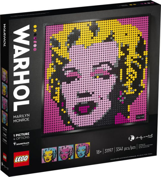 LEGO Art - Andy Warhol's Marilyn Monroe 31197