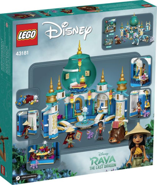 LEGO Disney Princess Raya and the Last Dragon - Raya and the Heart Palace 43181