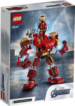 lego iron man buildable figure