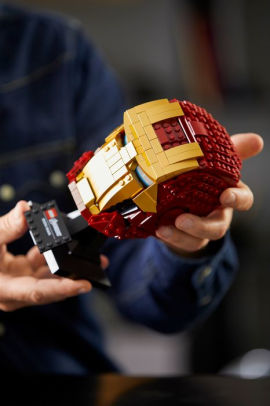 lego marvel avengers iron man helmet