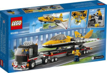 Alternative view 4 of LEGO® City Great Vehicles Airshow Jet Transporter 60289