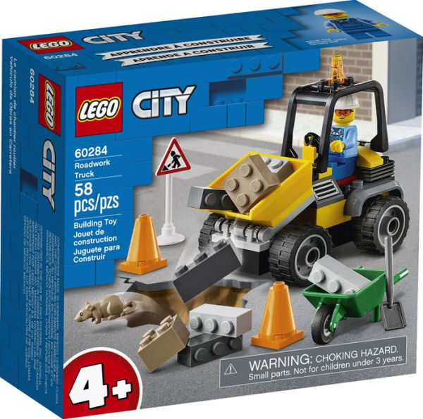 LEGO® City Great Vehicles Roadwork Truck 60284 (Retiring Soon)