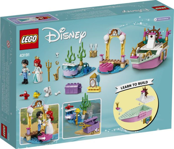 lego disney princess ariel's celebration boat 43191