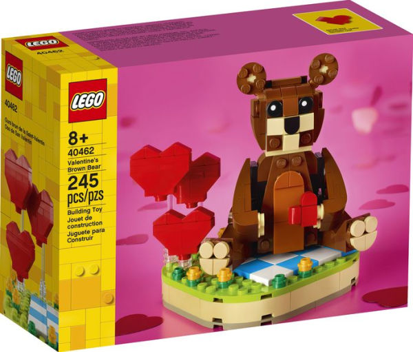 LEGO® BrickHeadz Valentine's Brown Bear 40462 by LEGO Systems Inc ...