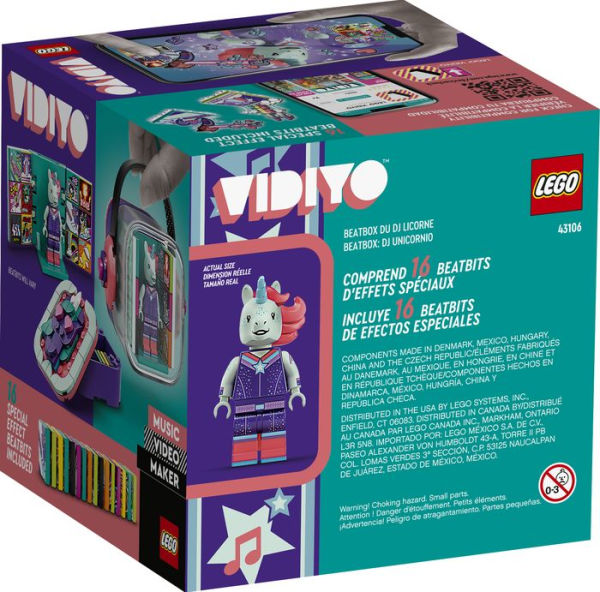 LEGO VIDIYO Unicorn DJ BeatBox 43106