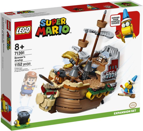 LEGO Super Mario Bowsers Airship Expansion Set 71391 Building Kit (1,152 Pieces) (Retiring Soon)