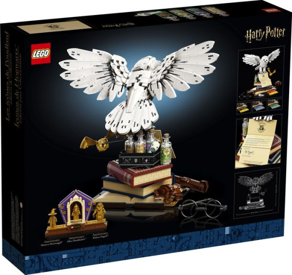  Lego 75979 Harry Potter Hedwig The Owl Figure Collectible  Display Model with Moving Wings : Toys & Games