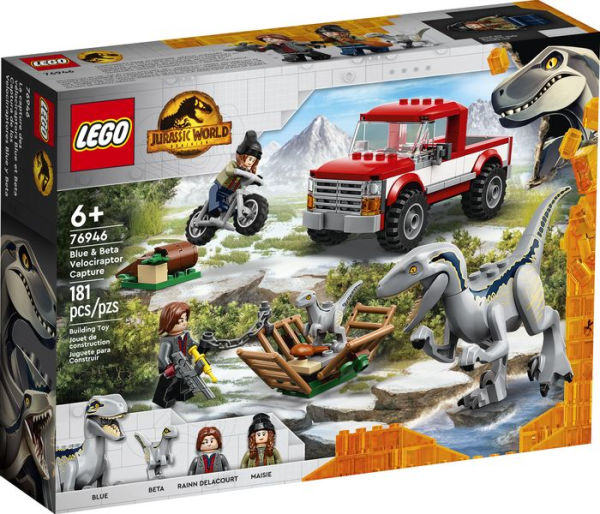 LEGO Jurassic World Blue & Beta Velociraptor Capture 76946