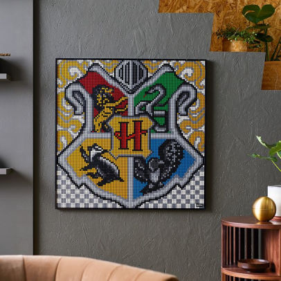 mischief managed lego harry potter crests