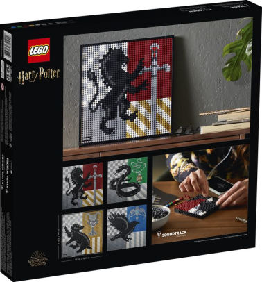 mischief managed lego harry potter crests