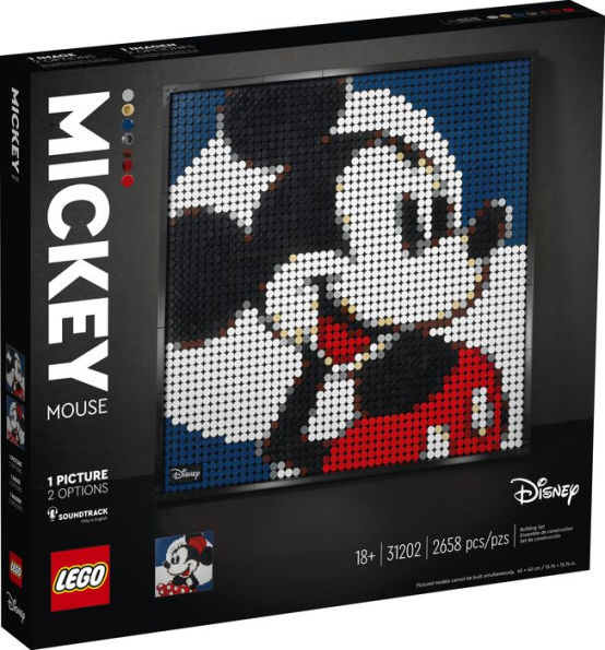 LEGO® ART Disney's Mickey Mouse 31202 (Retiring Soon)