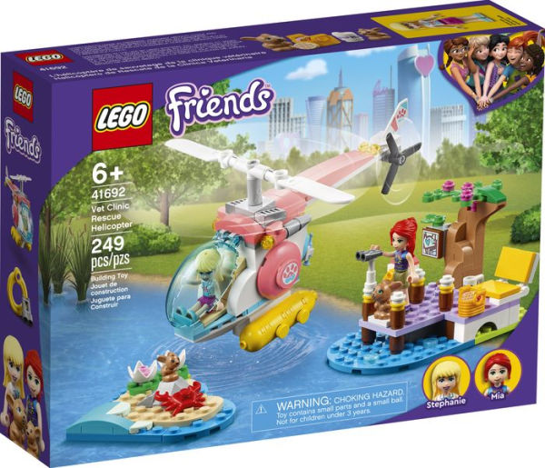 LEGO® Friends Vet Clinic Rescue Helicopter 41692