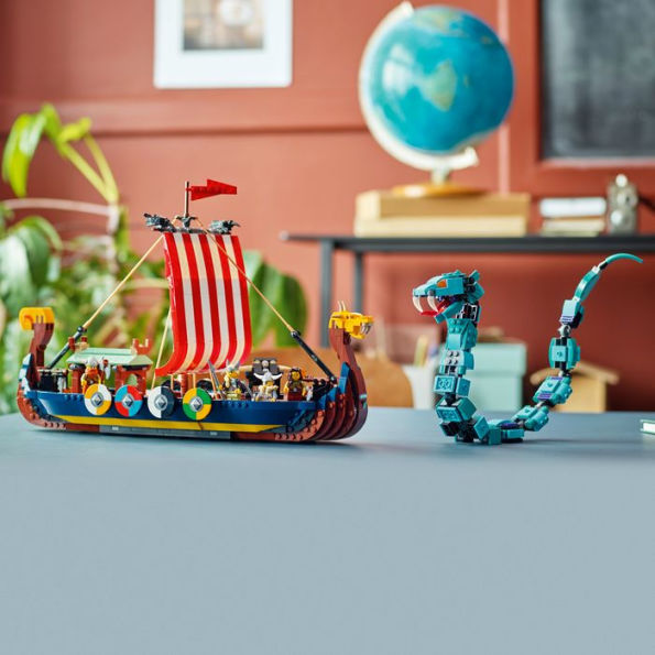LEGO's Viking Ship and the Midgard Serpent set pairs perfectly