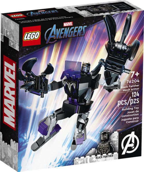 LEGO Super Heroes Black Panther Mech Armor 76204 (Retiring Soon)